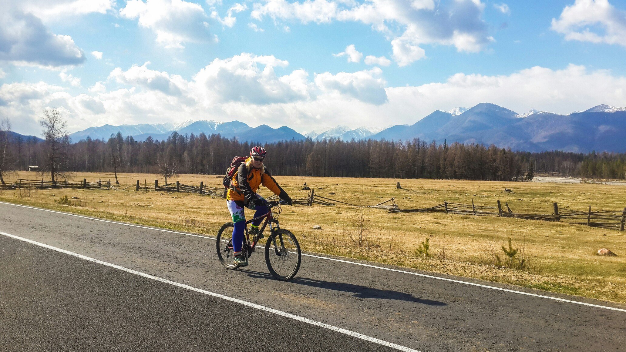 по дороге с облаками