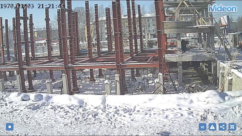 Первая камера в Ангарске,установленная на стройке и которая показывает стройку ЖК АРБАТ)))