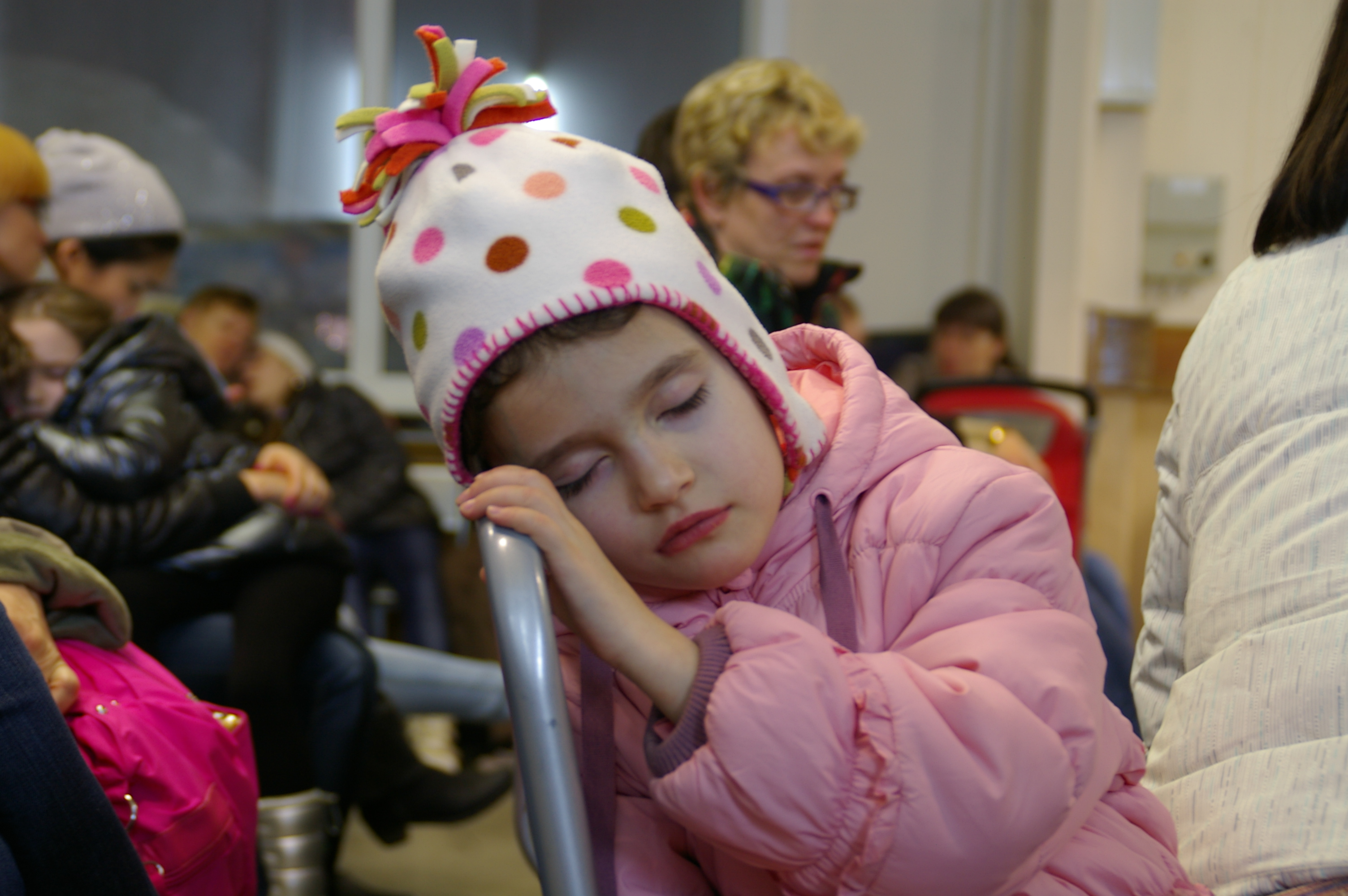 в ожидании рейса