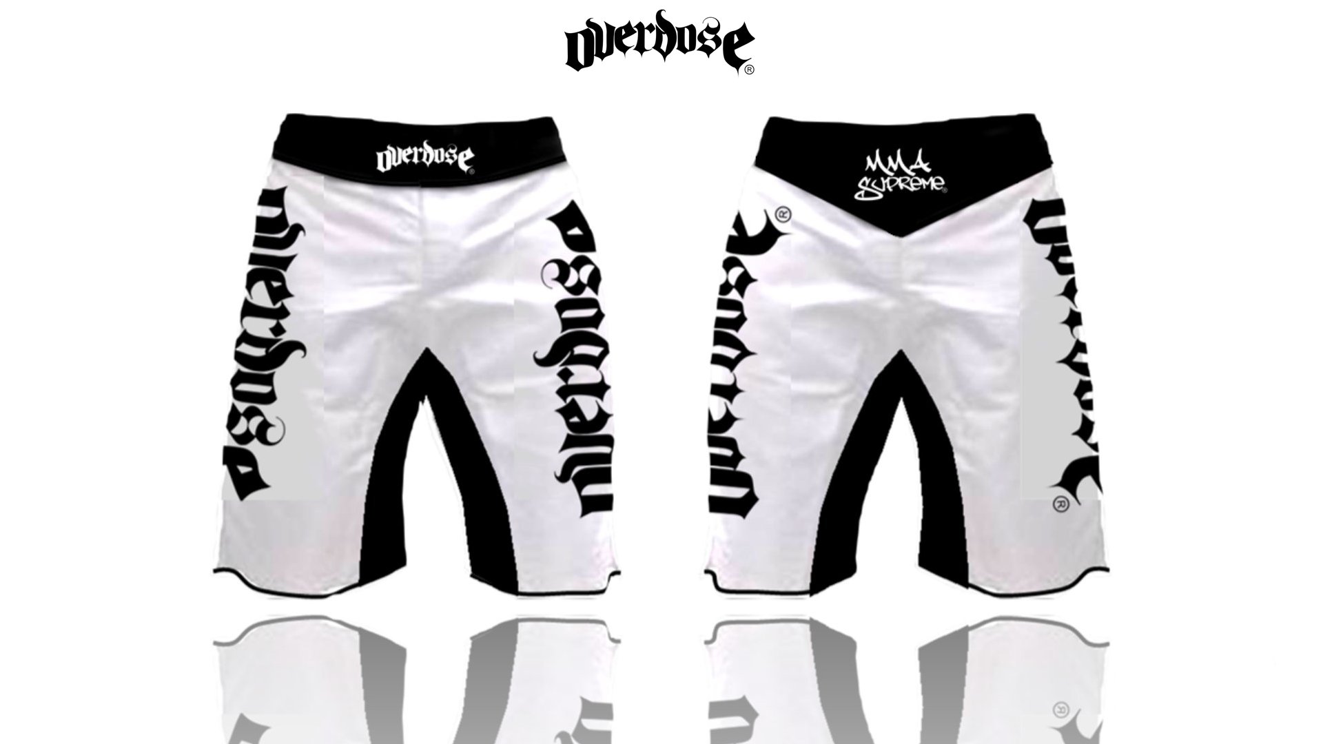 ARMBAR MMA SUPREME SHORTS (WHITE)