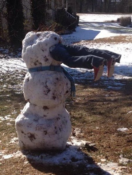 пражорливый снеговиг))))