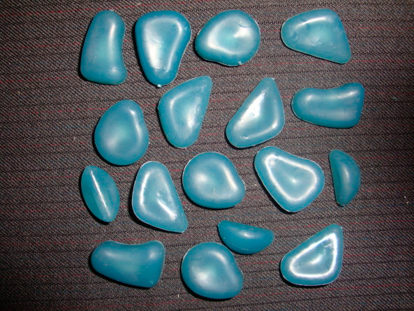 Галька синяя