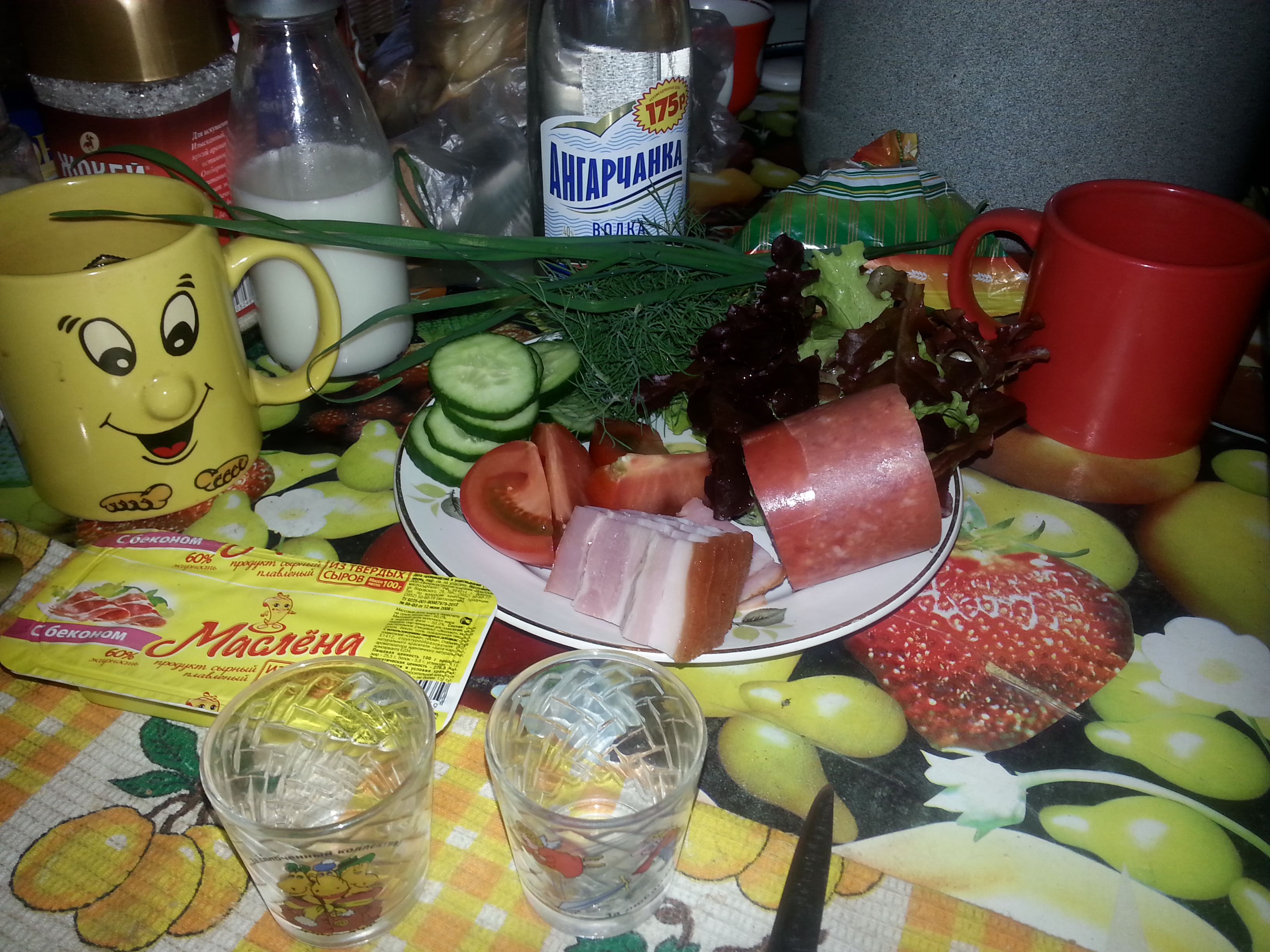 Закусь с Ангарчанкой))))))