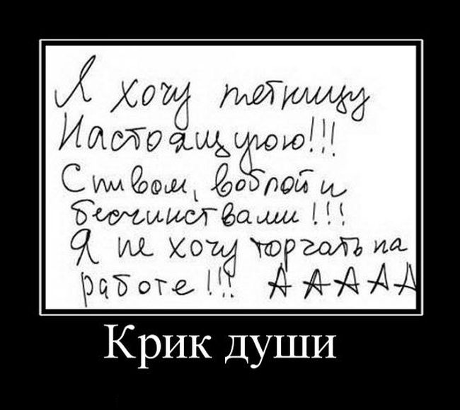 Крик души