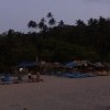 Moon over the beach