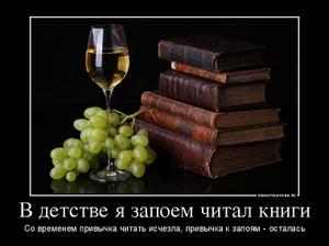 Книги читал запоем
