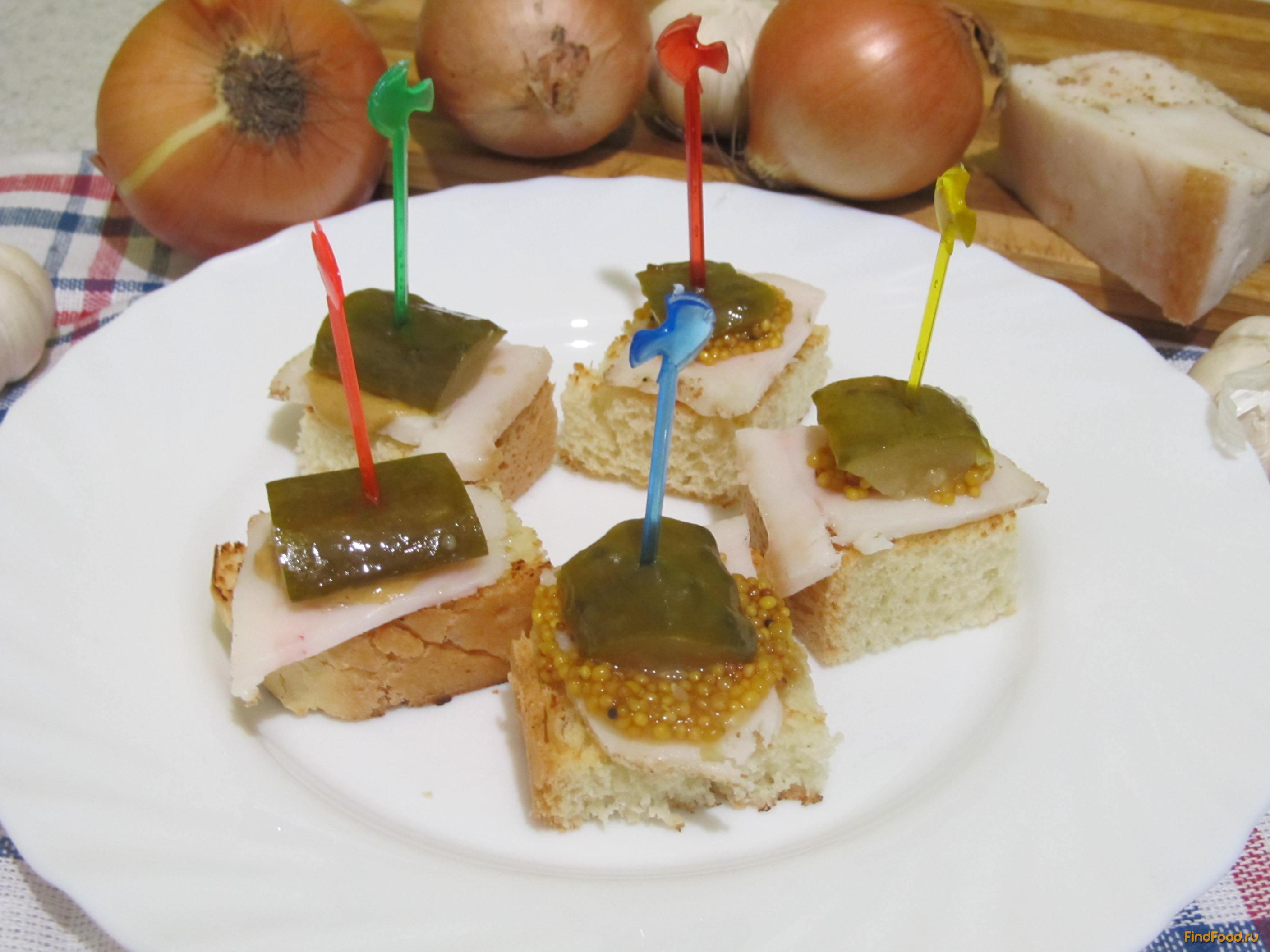 сальная брускета))))