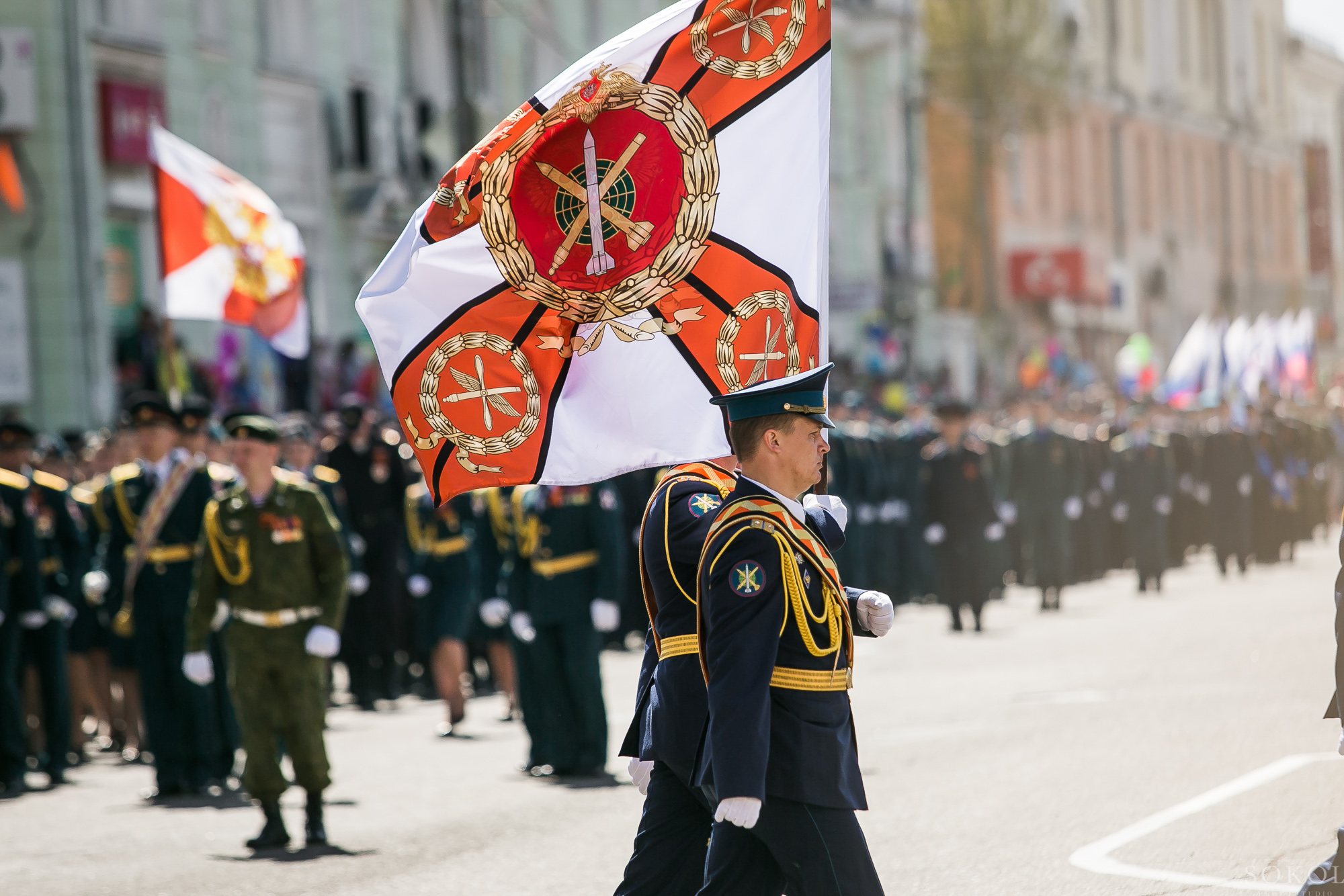 Парад 9.05.2017 мая в Ангарске.Фото: Сокол & Кобзева