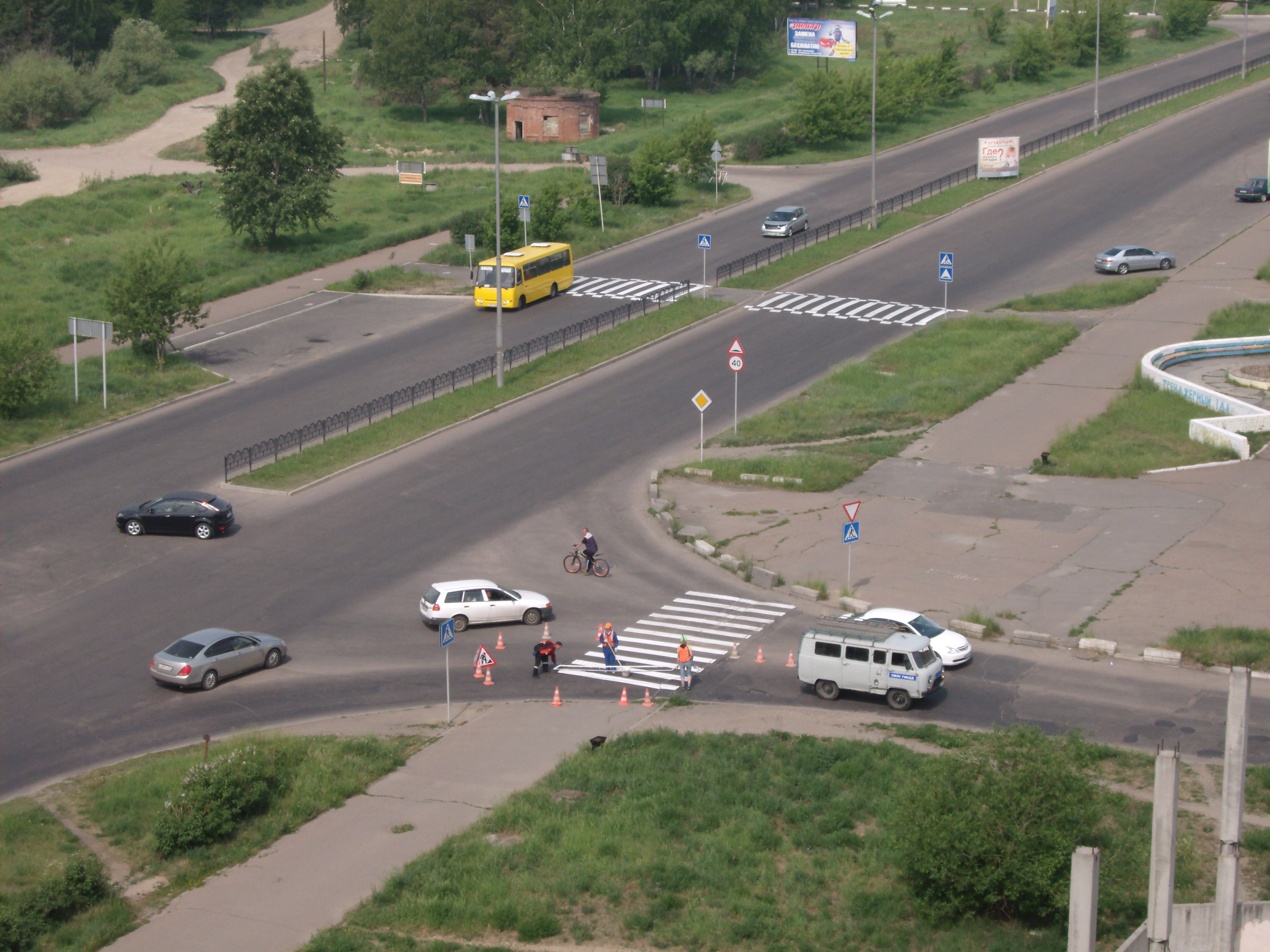 Ангарский проспект обновляется.
