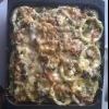 Кабачки под сыром со свининой)))))
