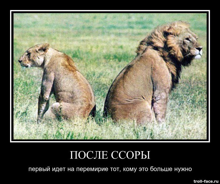 После ссоры