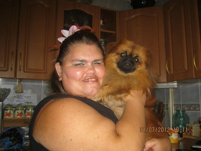 питомцы похожи на своих хозяев )))