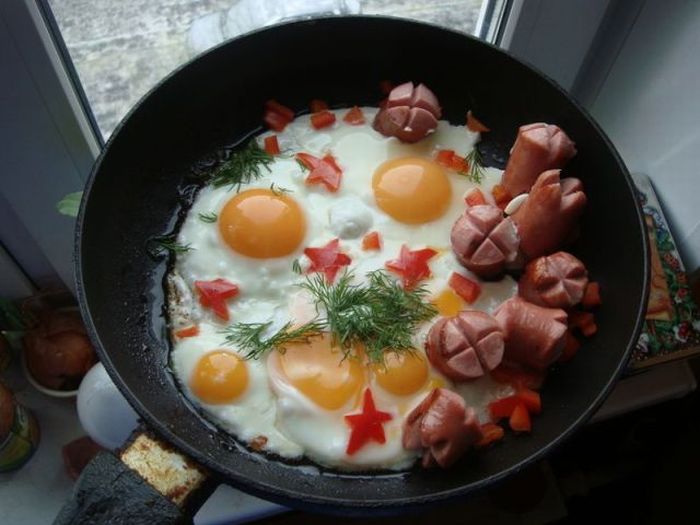 Утренний завтрак...