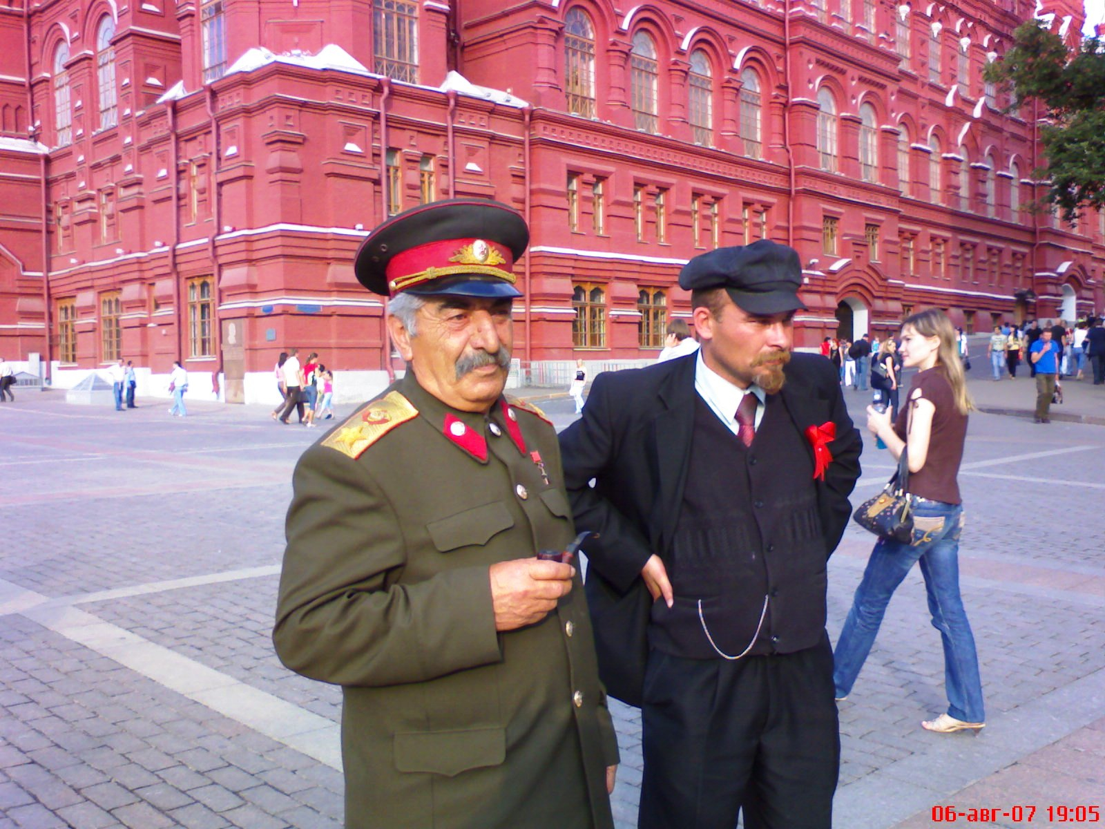 Коба и старик Крупский