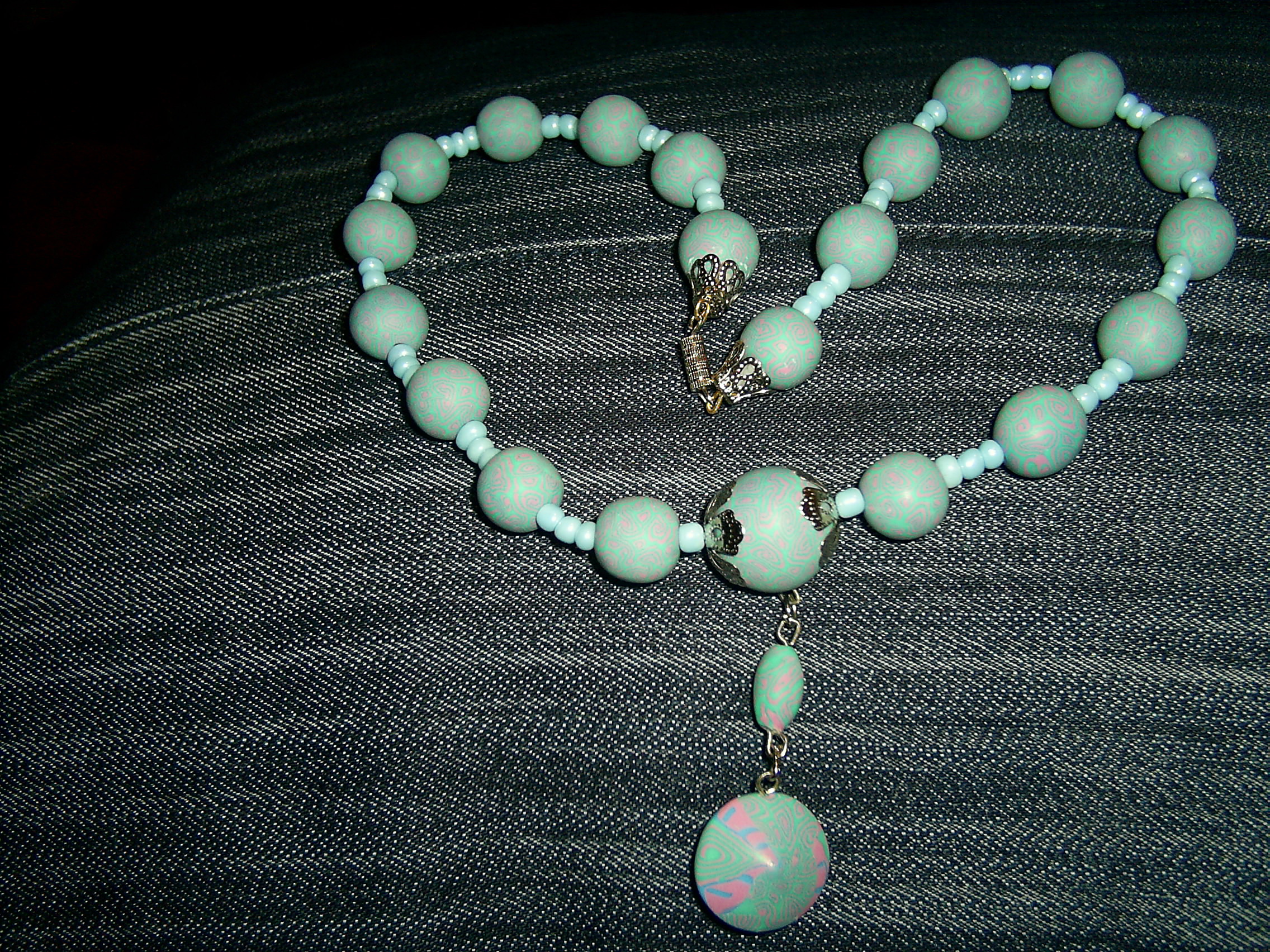 Мои первые работы. из полимерной глины