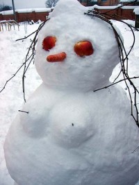 Невыспавшаяся Снеговая баба