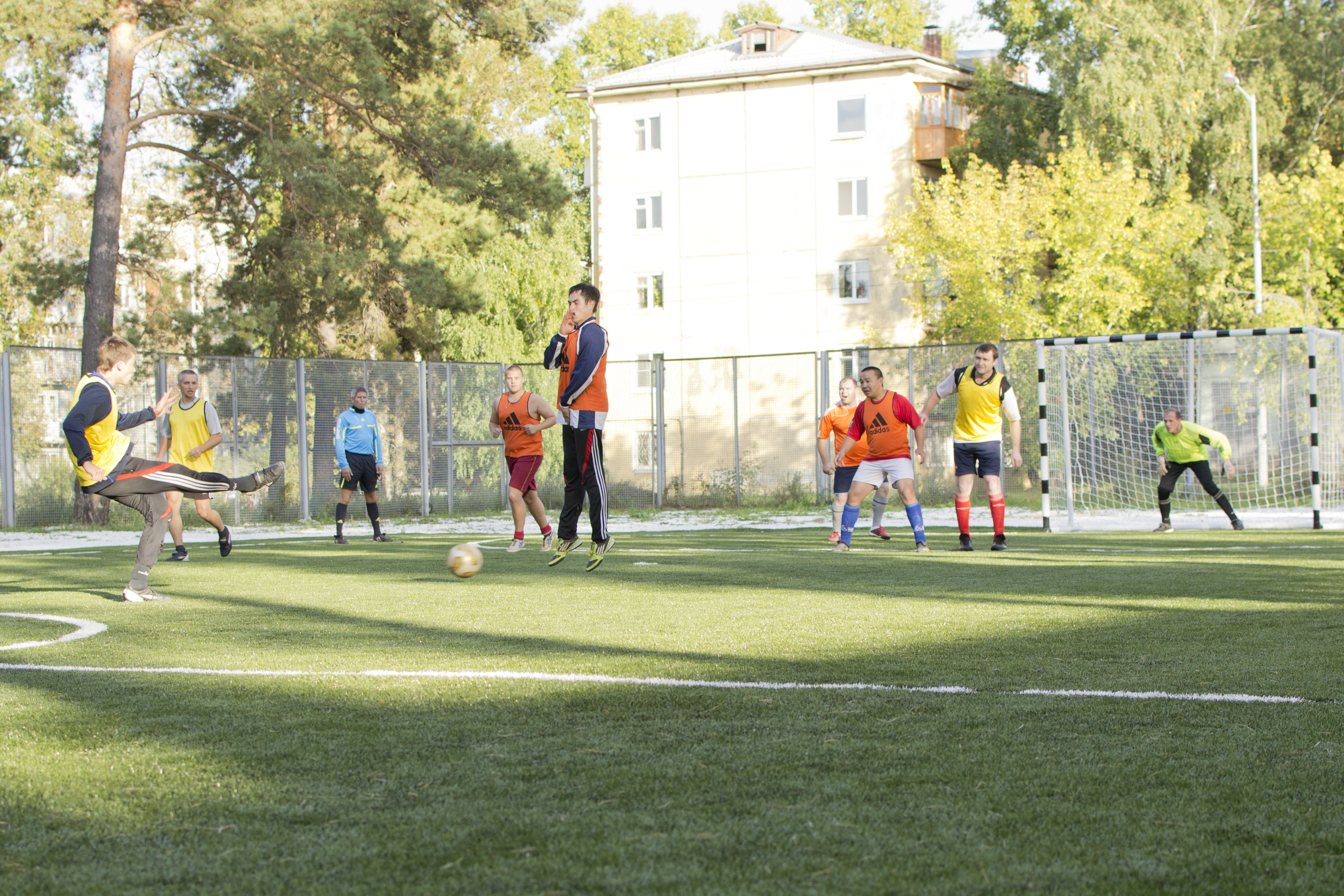 10 В финальном матче было жарко!