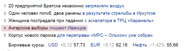 Выборы лишают Иванцов