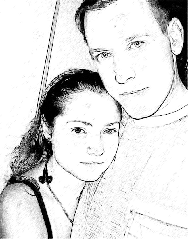 Chb risunok ya i lena