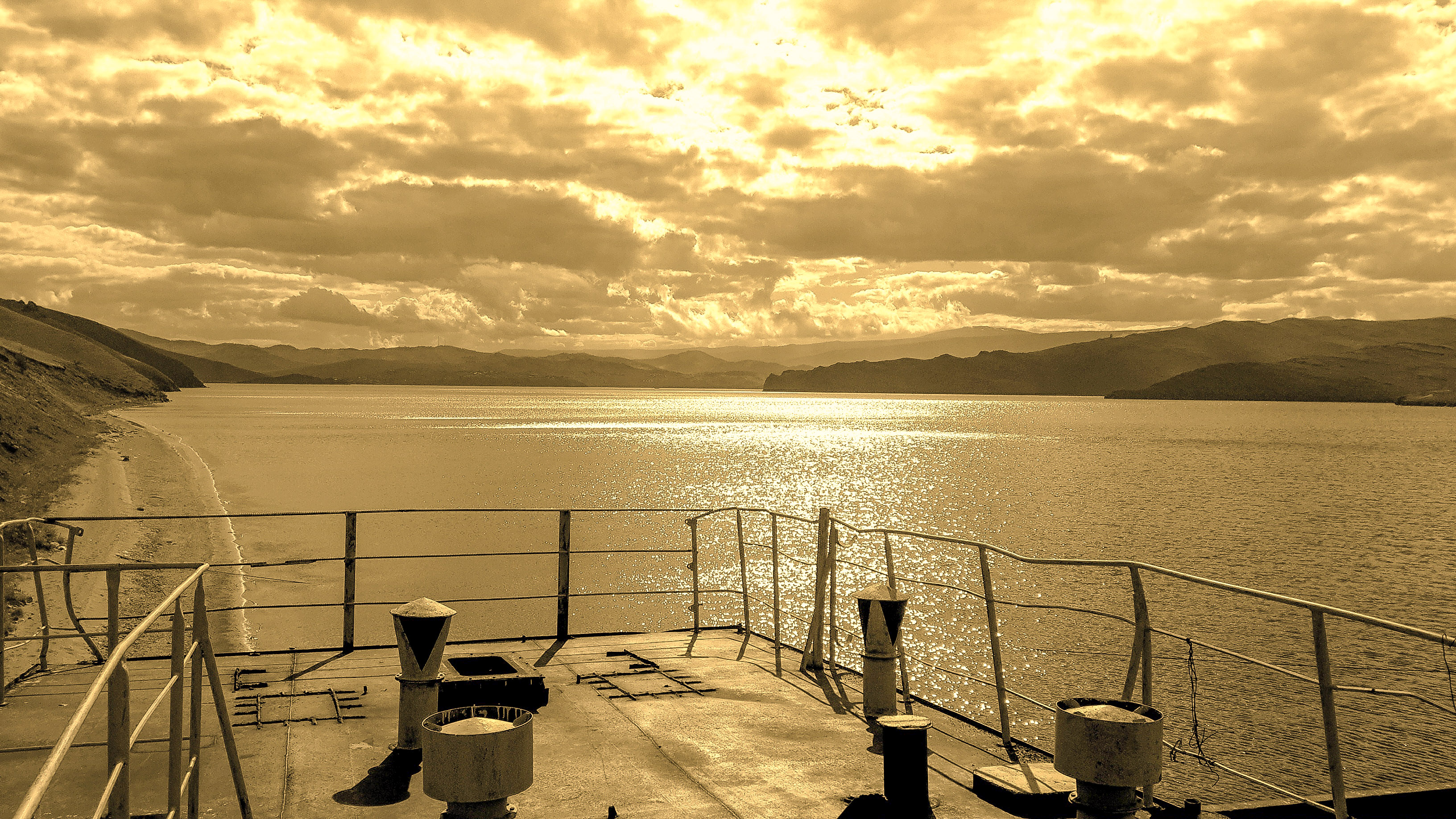 из жизни старой баржи