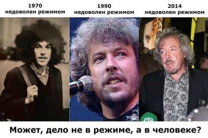 Гады годы...
