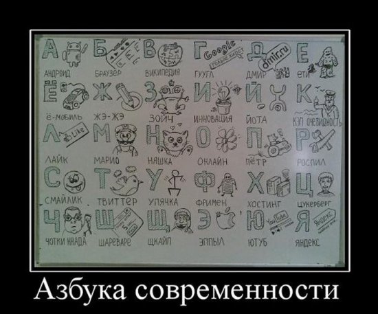 Азбука современности