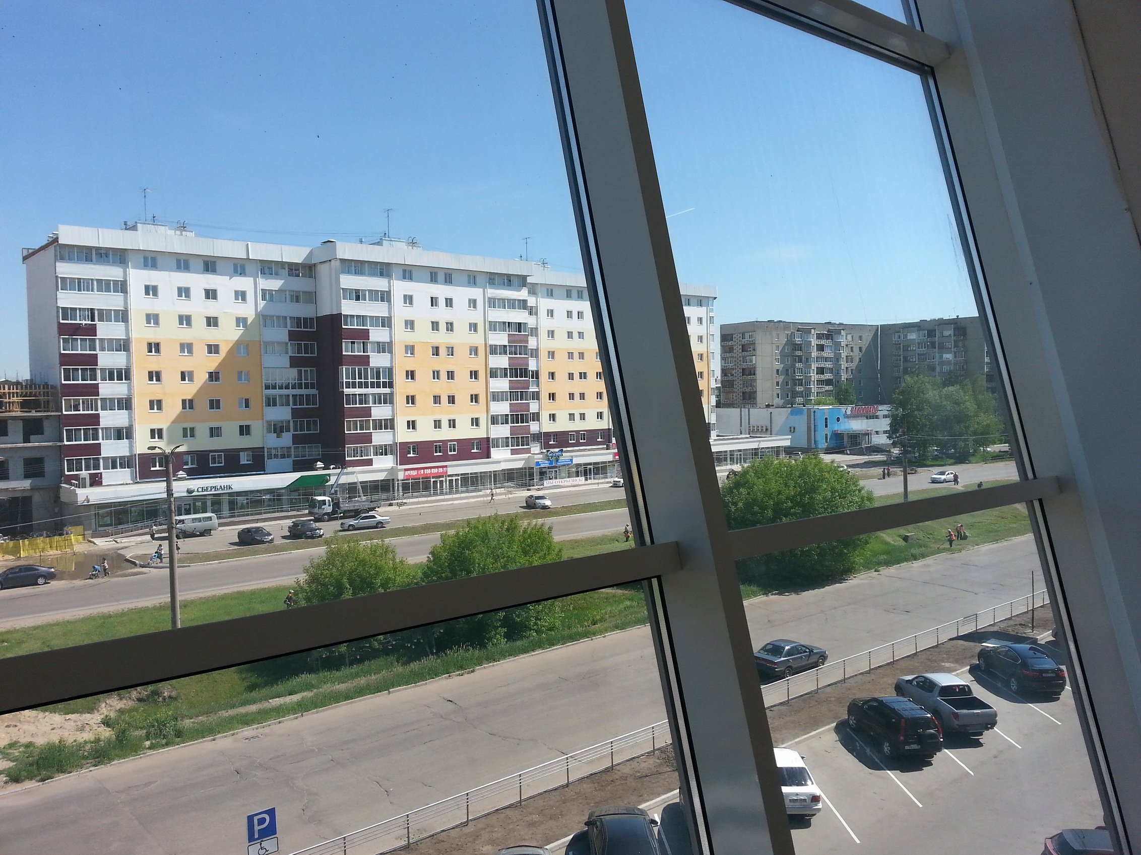 Вид из Фестиваля на Вертикаль))))