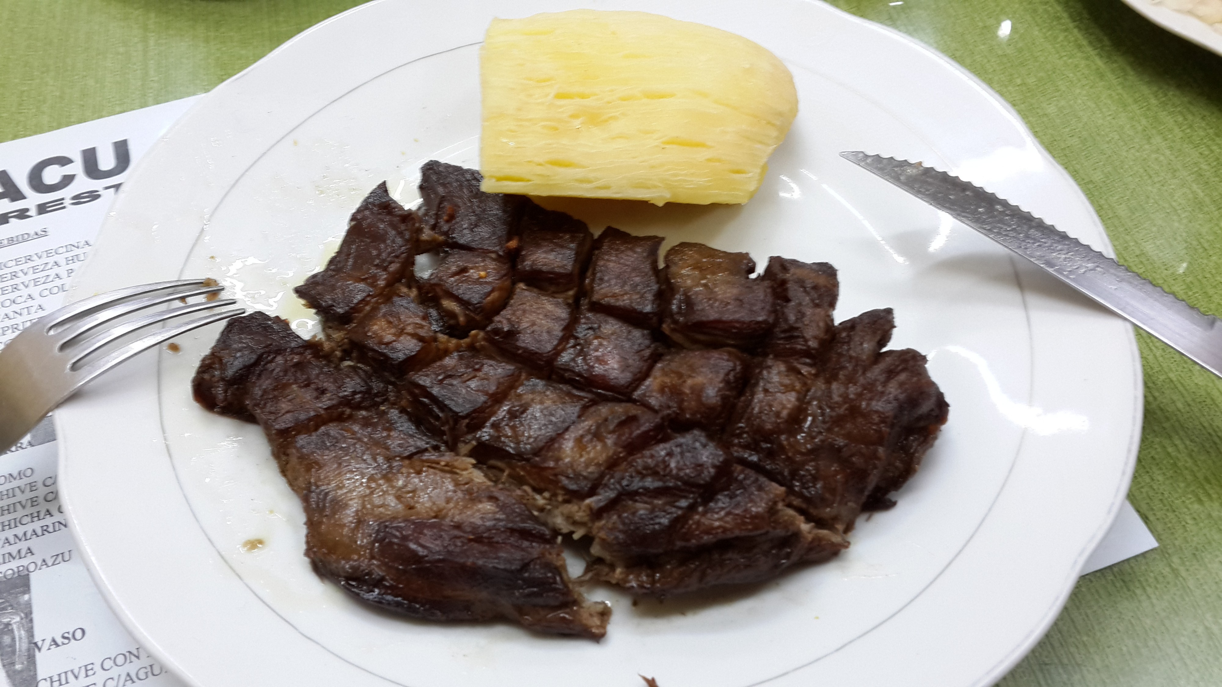 мое любимое мясо в Боливии