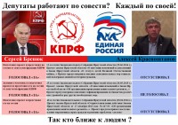 Листовка 2: Информация о голосованиях по официальным данным Законодательного собрания Иркутской области.