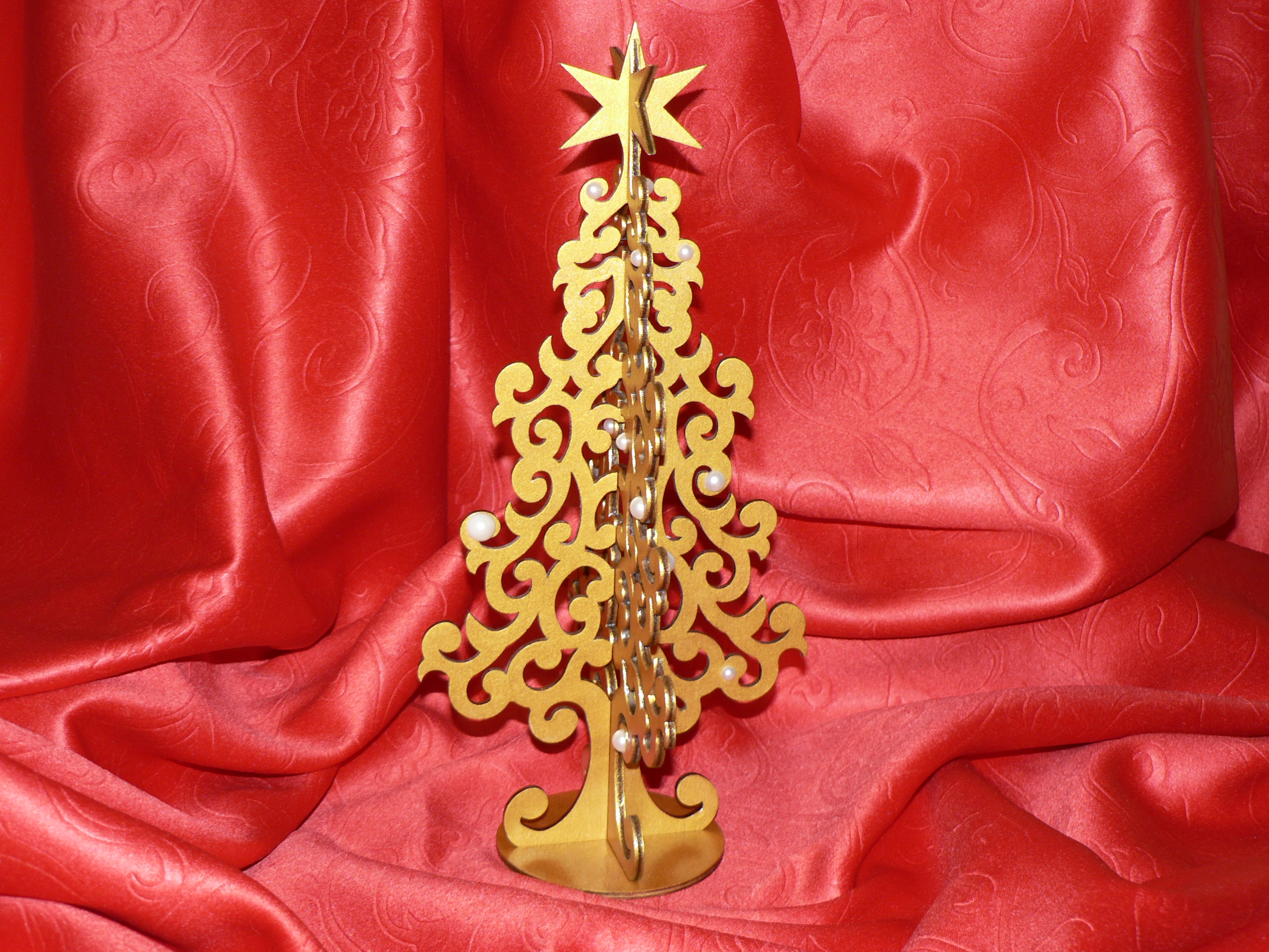 Ёлочка деревянная 3D