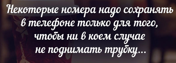 Контакты в телефоне