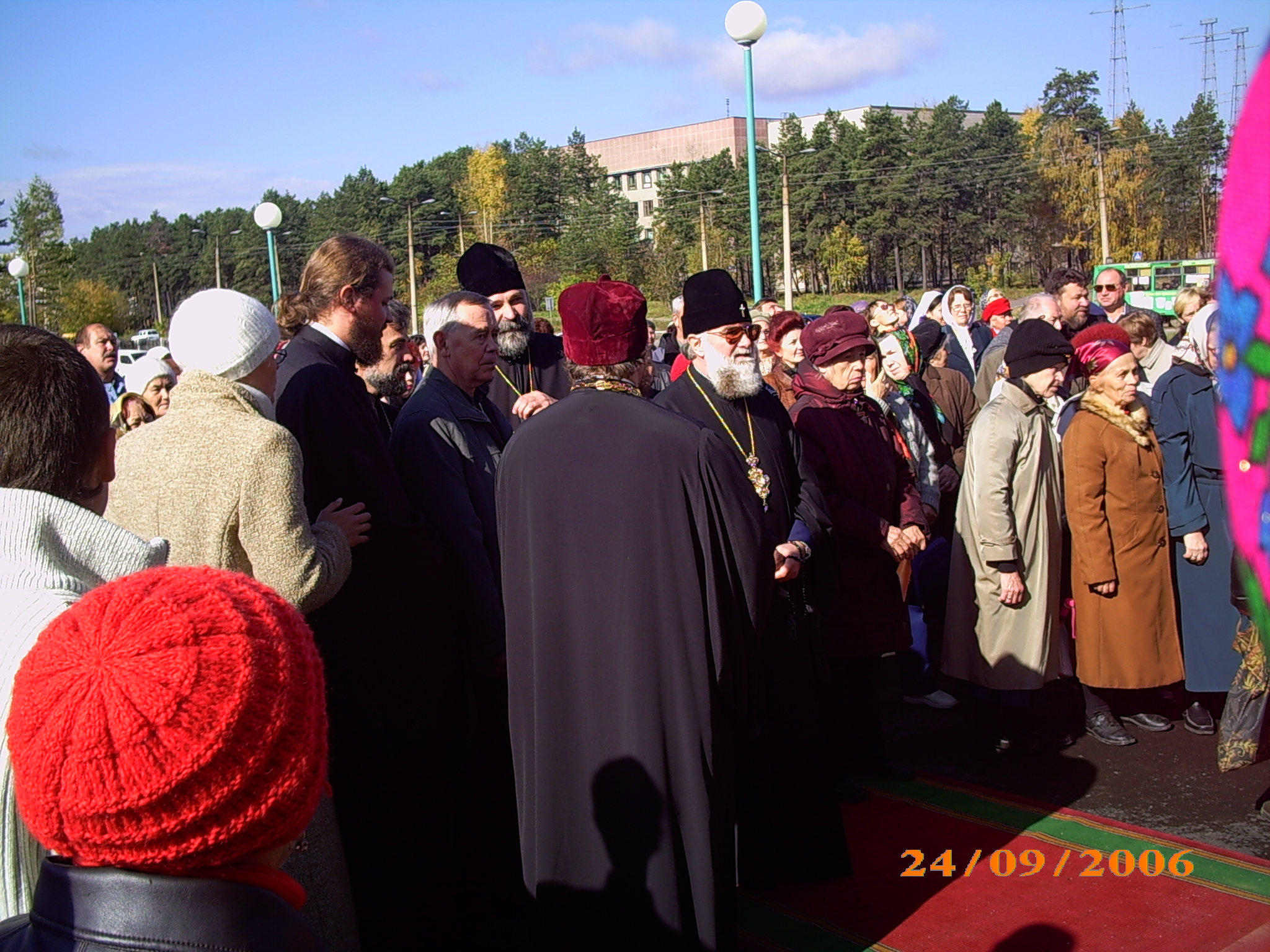 освящение храма Святой Троицы