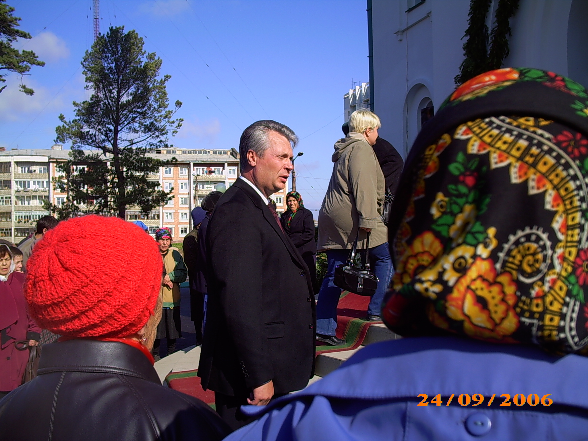 освящение храма Святой Троицы
