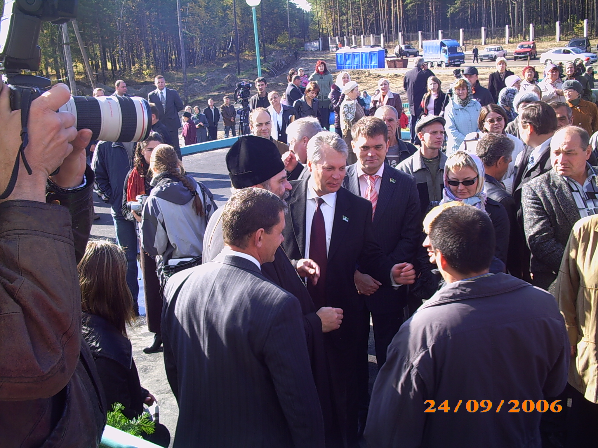 освящение храма Святой Троицы