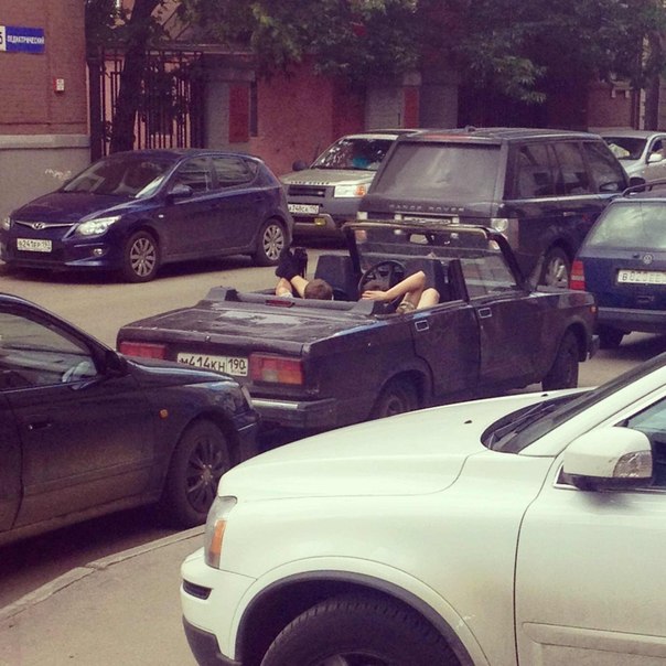 Зачем машина с кондиционером, когда можно просто срезать крышу