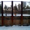 Хоккей во дворе.