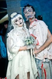 мертвая невеста и зомбик