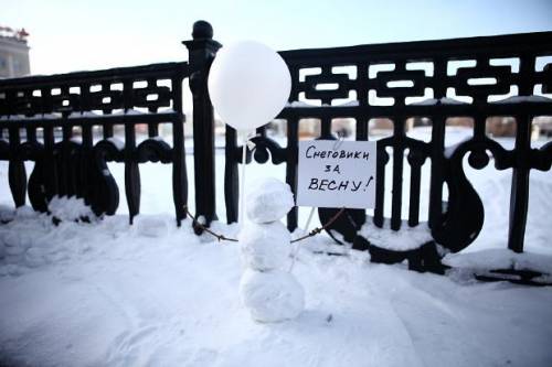 Снеговики за весну