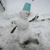 пьяный снеговик