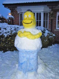 Снеговик-ангарчанин