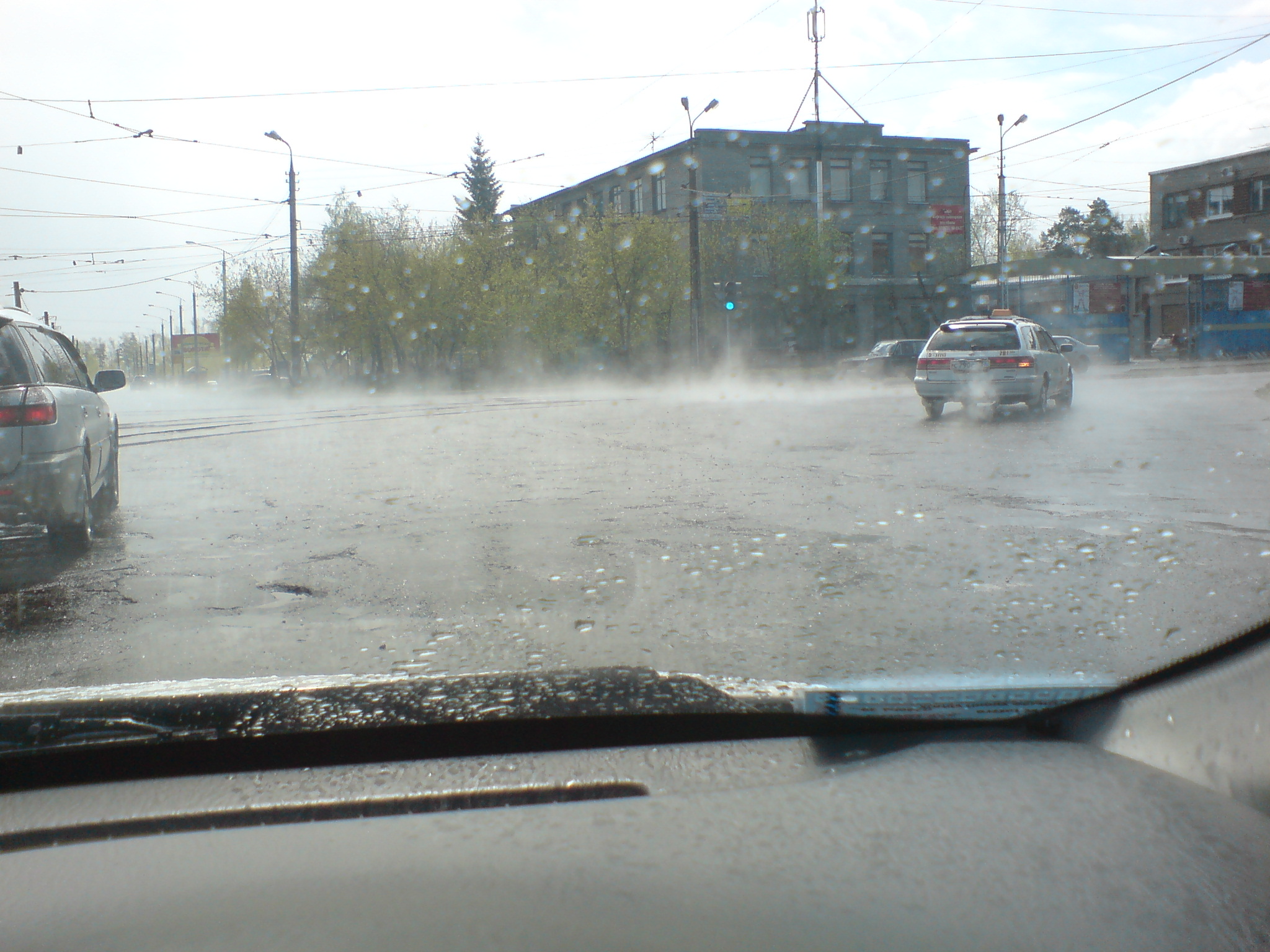 туманище после снега сегодня