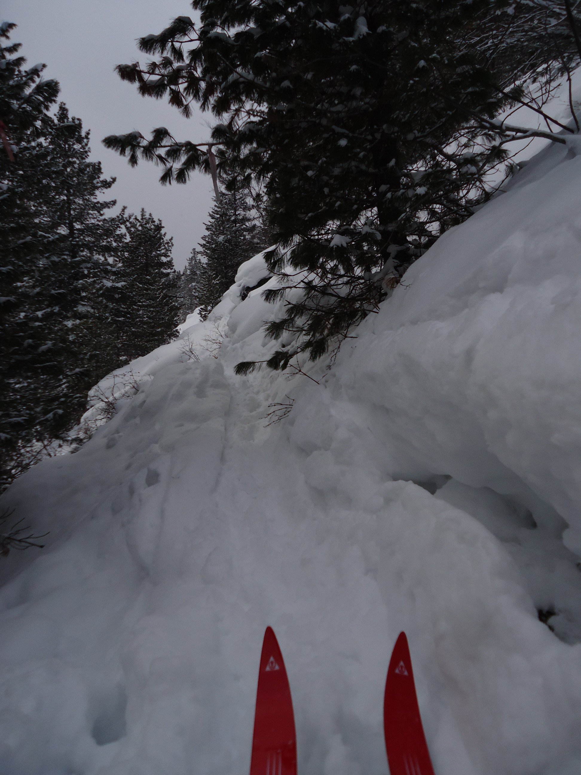 подъем от Горелой до Лунной