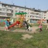 Новая детская площадка в 6 микрорайоне