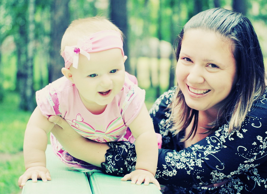 Подруга и ее дочь  Надюша 