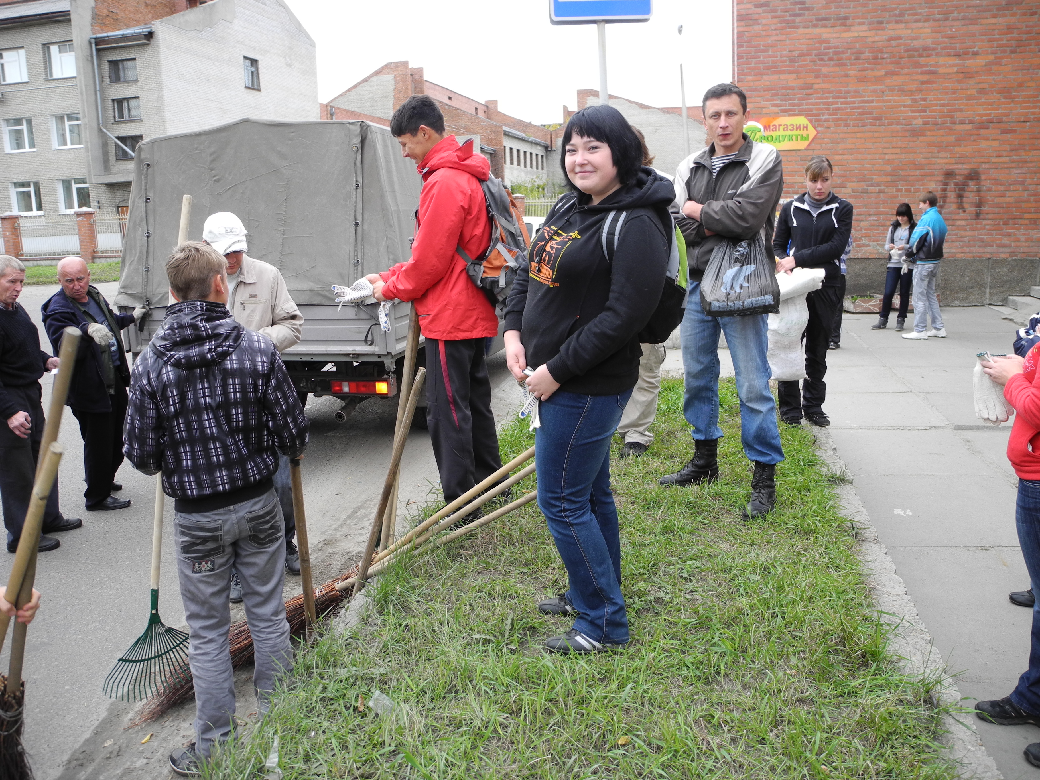 раздача инвентаря