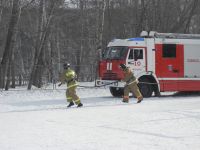 Развертывание пожарного рукава