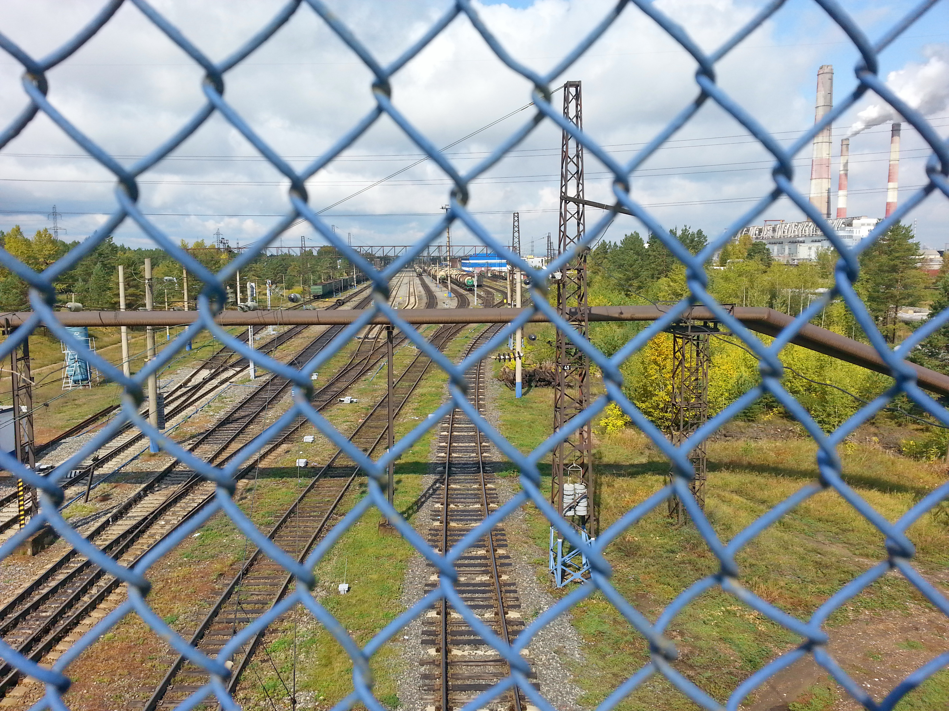 вид на Южную с виадука