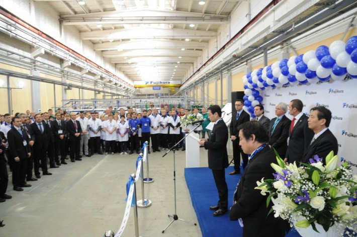 Открытие завода «Фуджикура Аутомотив РУС Чебоксары» 