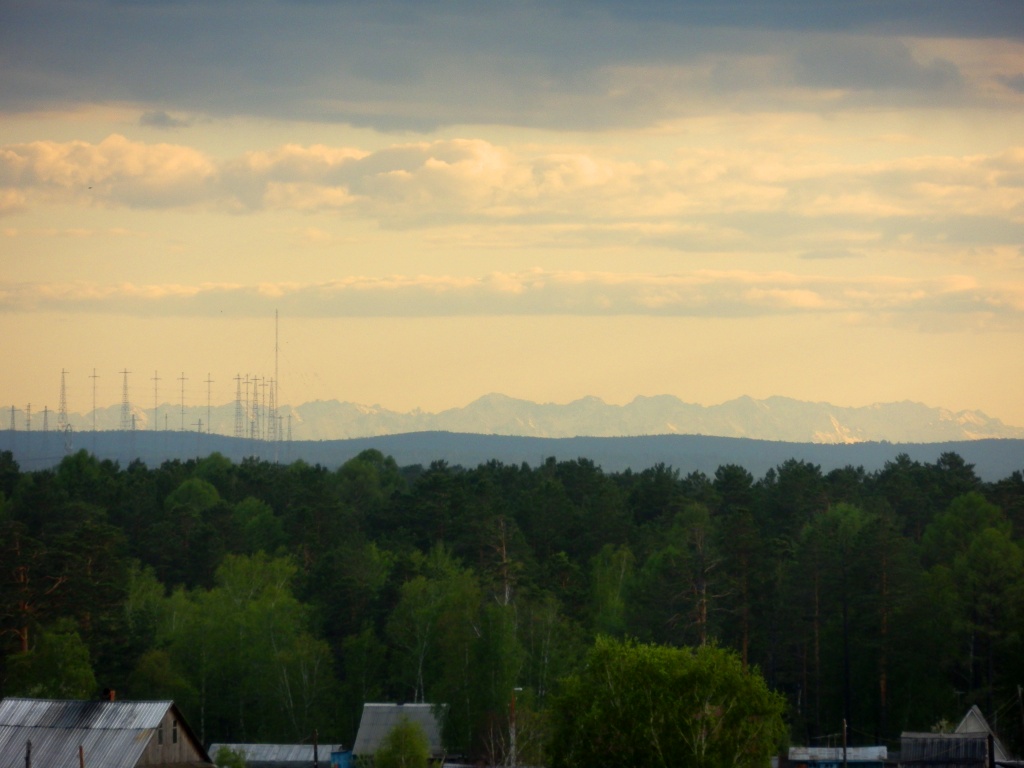 САЯНЫ вид из окна АНГАРСКА