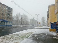 Любимый квартал ... Энгельса ... октябрь ... снег))))